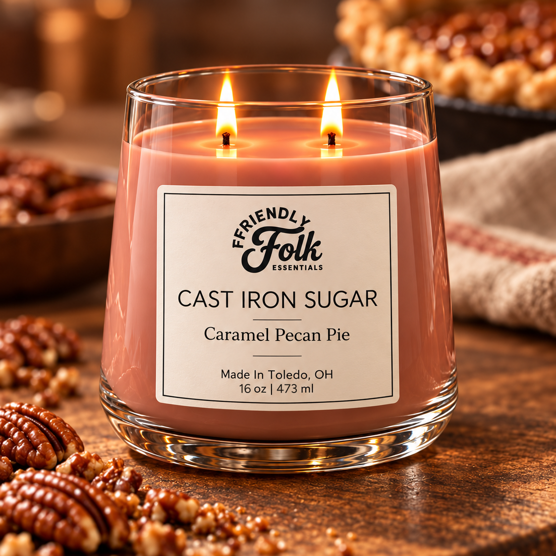Cast Iron Sugar Soy Candle